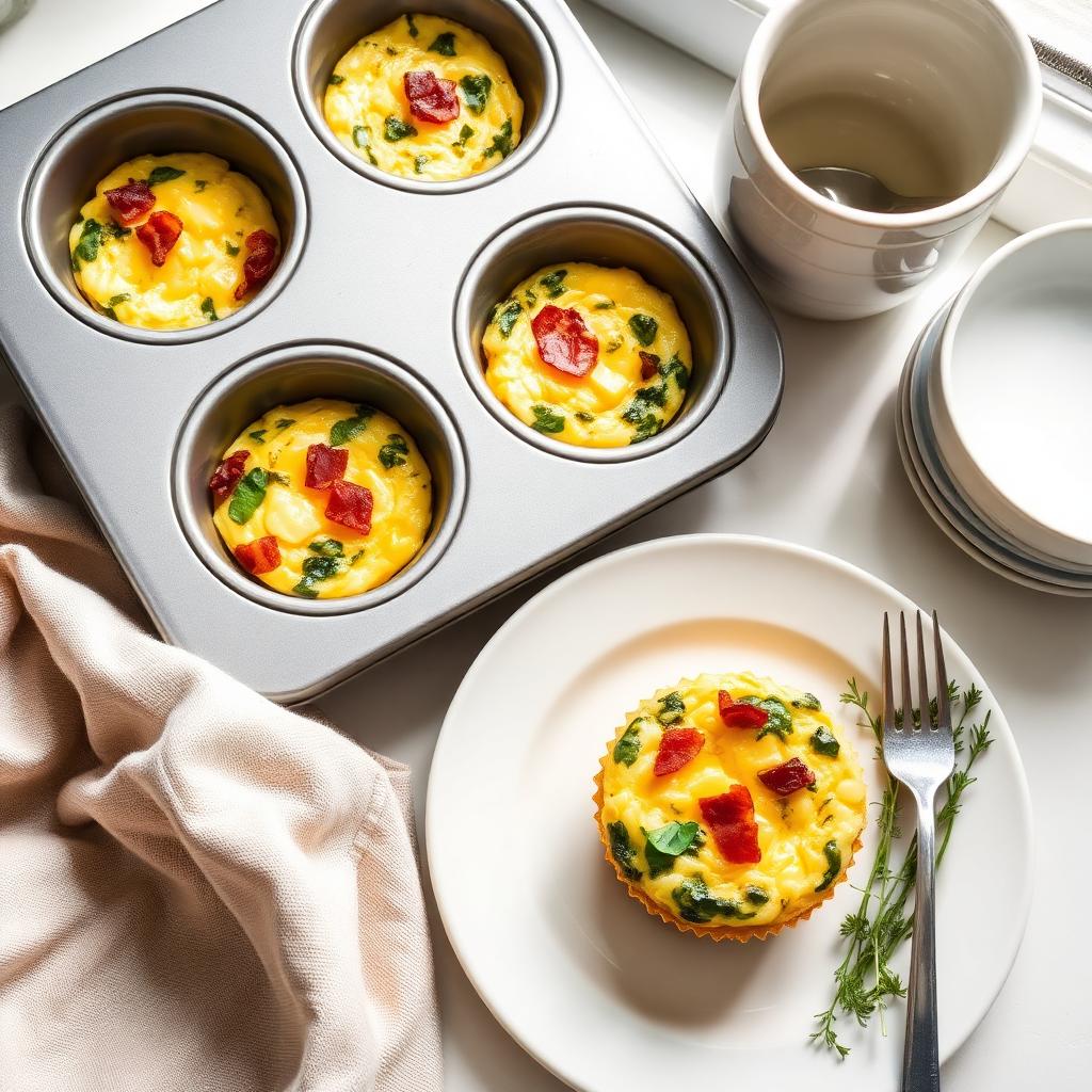 Meal-Prep Keto Breakfast Egg Muffins (5 Flavors)