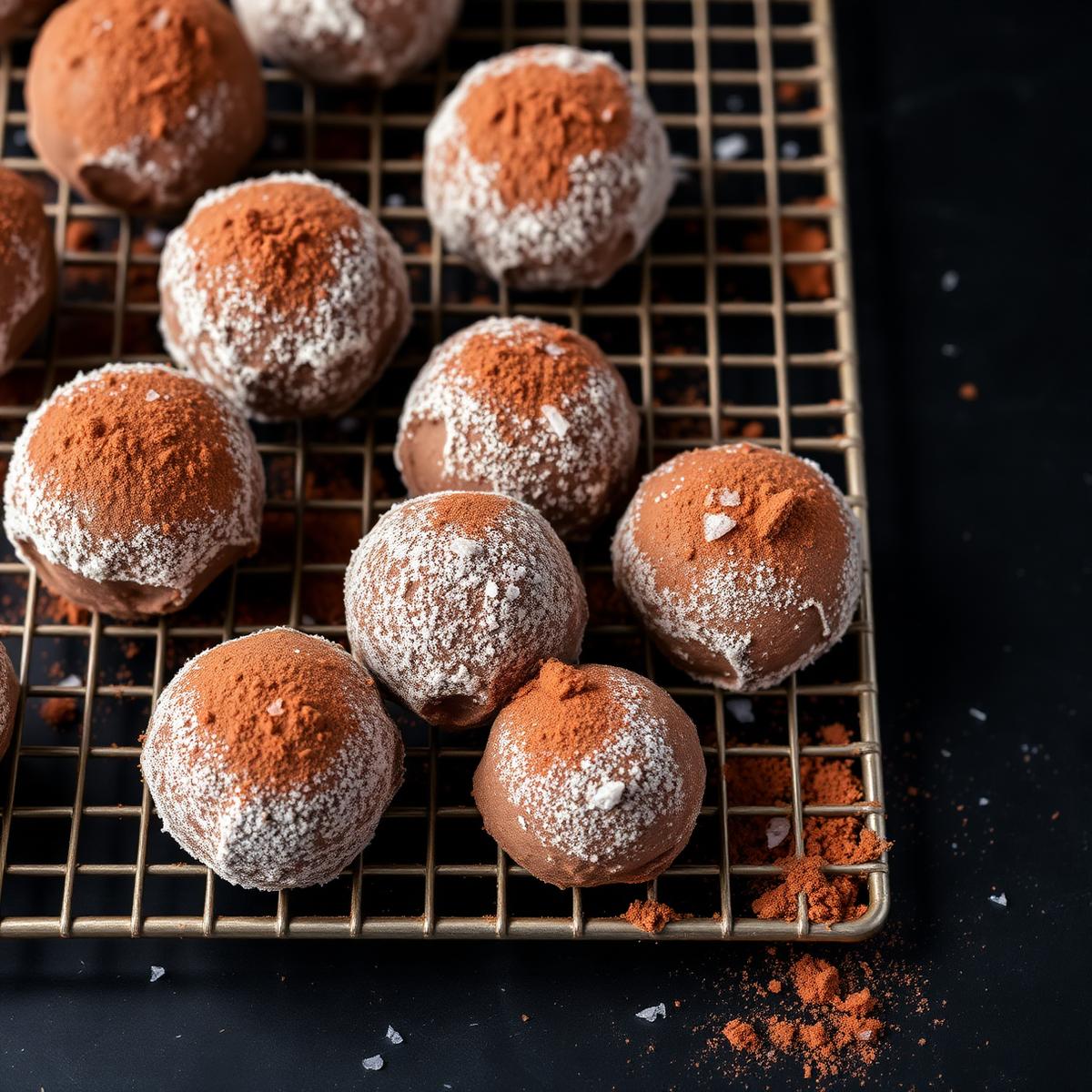 Dark Chocolate Sea-Salt Fat Bombs