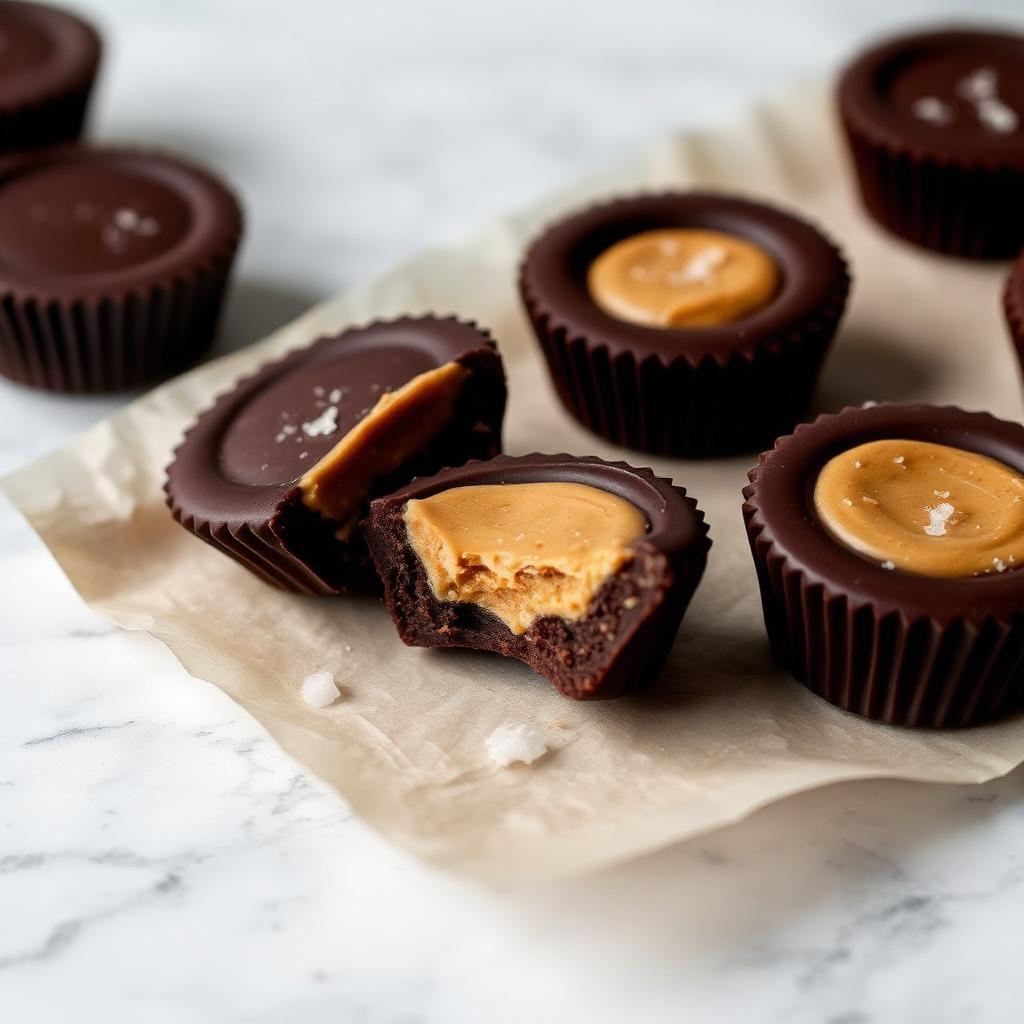 3-Ingredient Keto Dark Chocolate Peanut Butter Cups