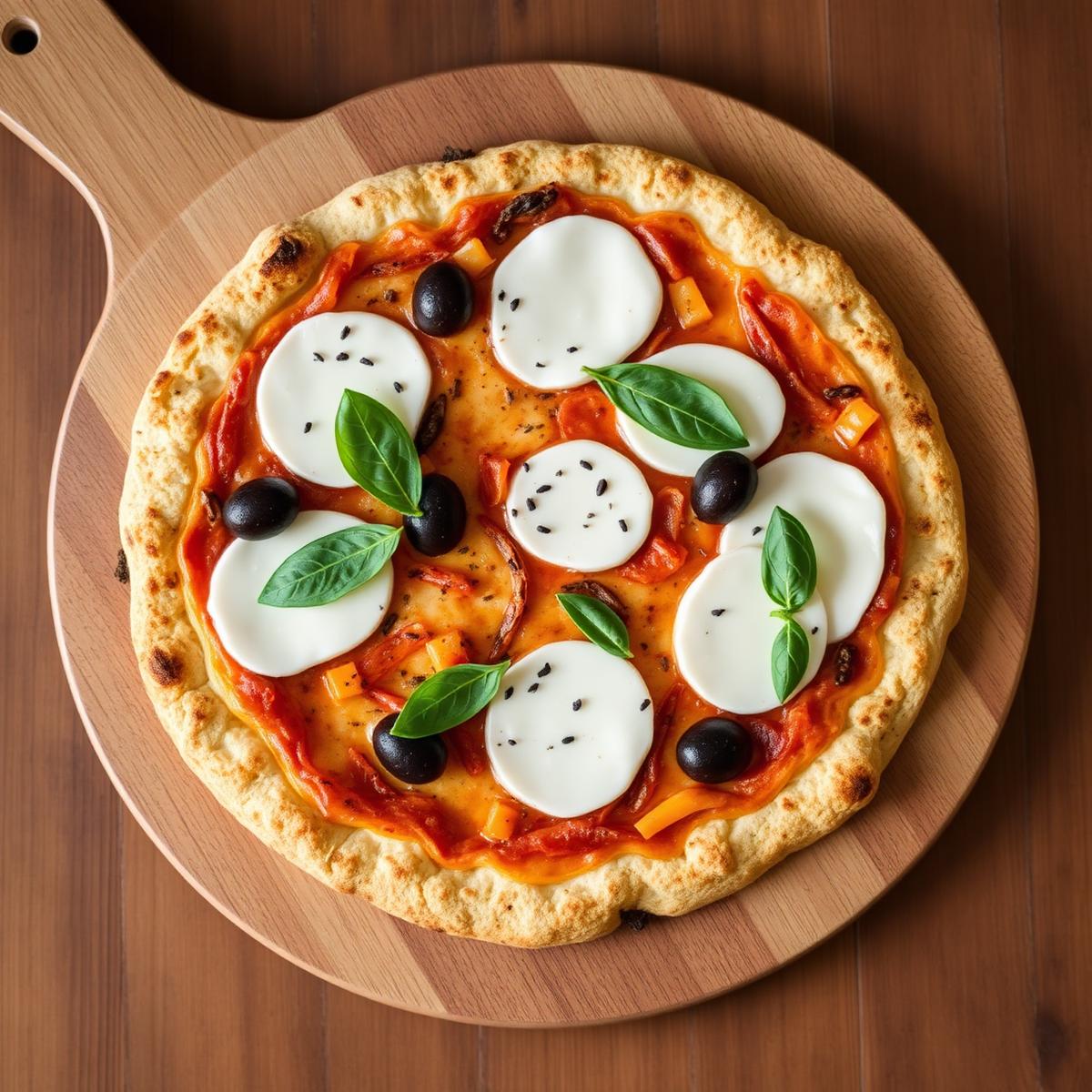 Cauliflower Crust Margherita Pizza