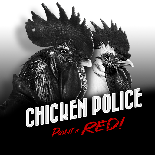 Chicken Cops - Paint them RED!