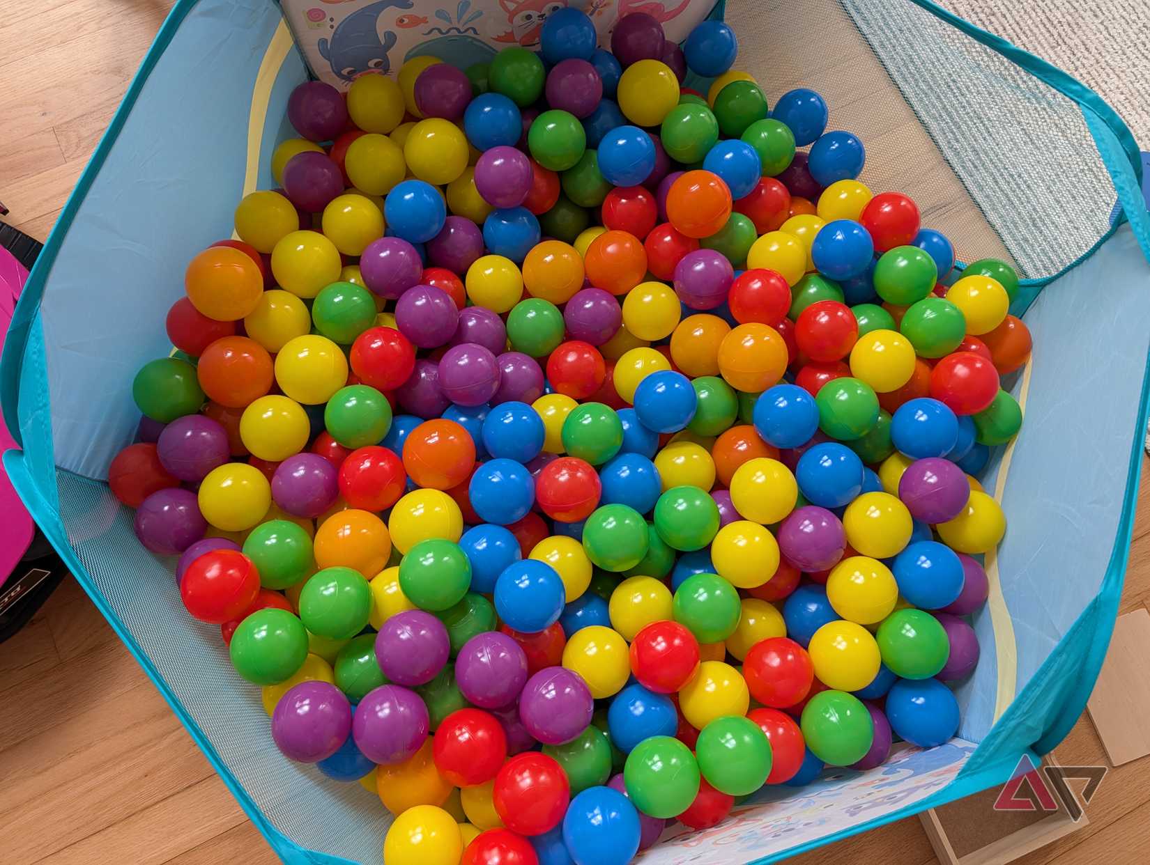 Image of the ball taken from the Pixel 10 Pro XL