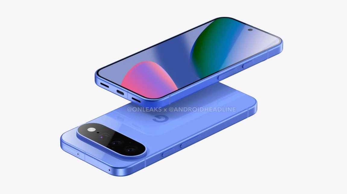 It is said to be a version of the Google Pixel 11 in blue color, showing almost no change to the Pixel 10, with a 6.3-inch display, rounded corners, and a raised pill-shaped camera.