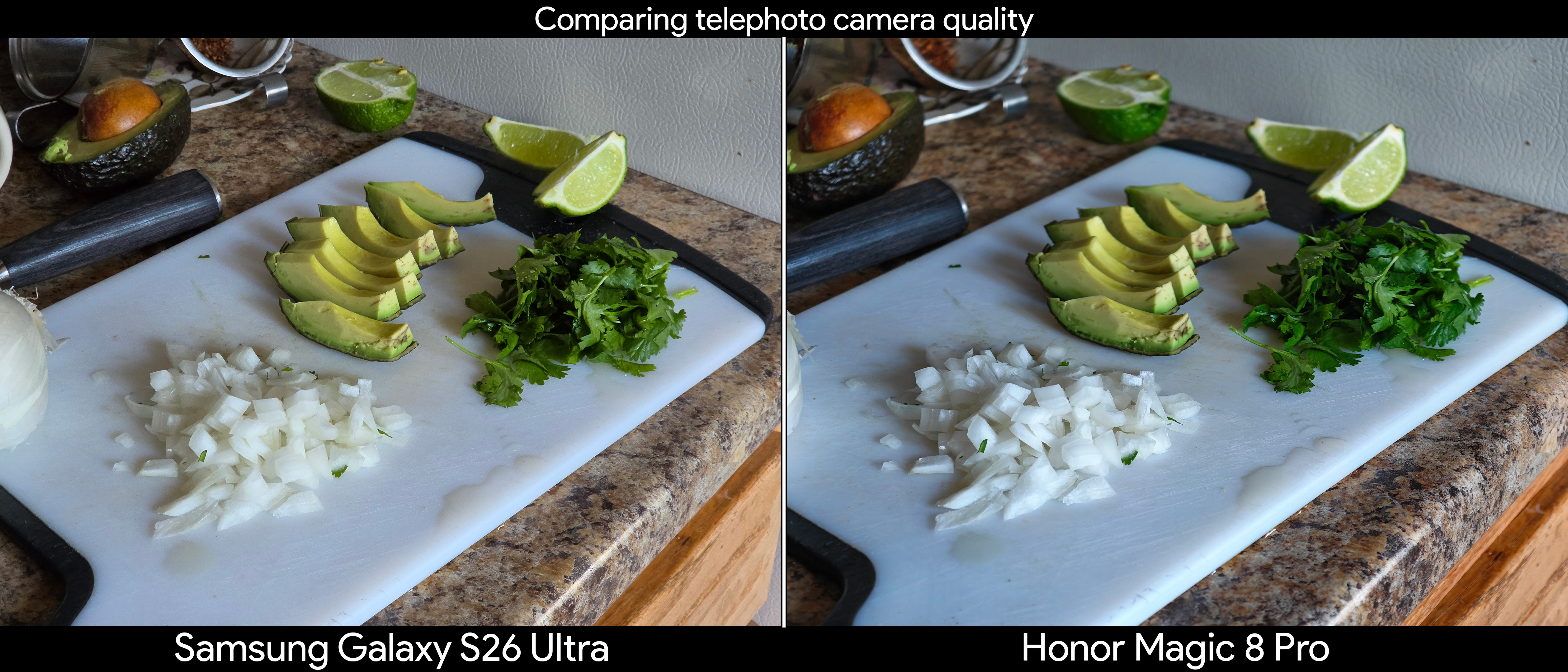 Comparing telephoto bokeh and image quality between Samsung Galaxy S26 Ultra and Honor Magic 8 Pro