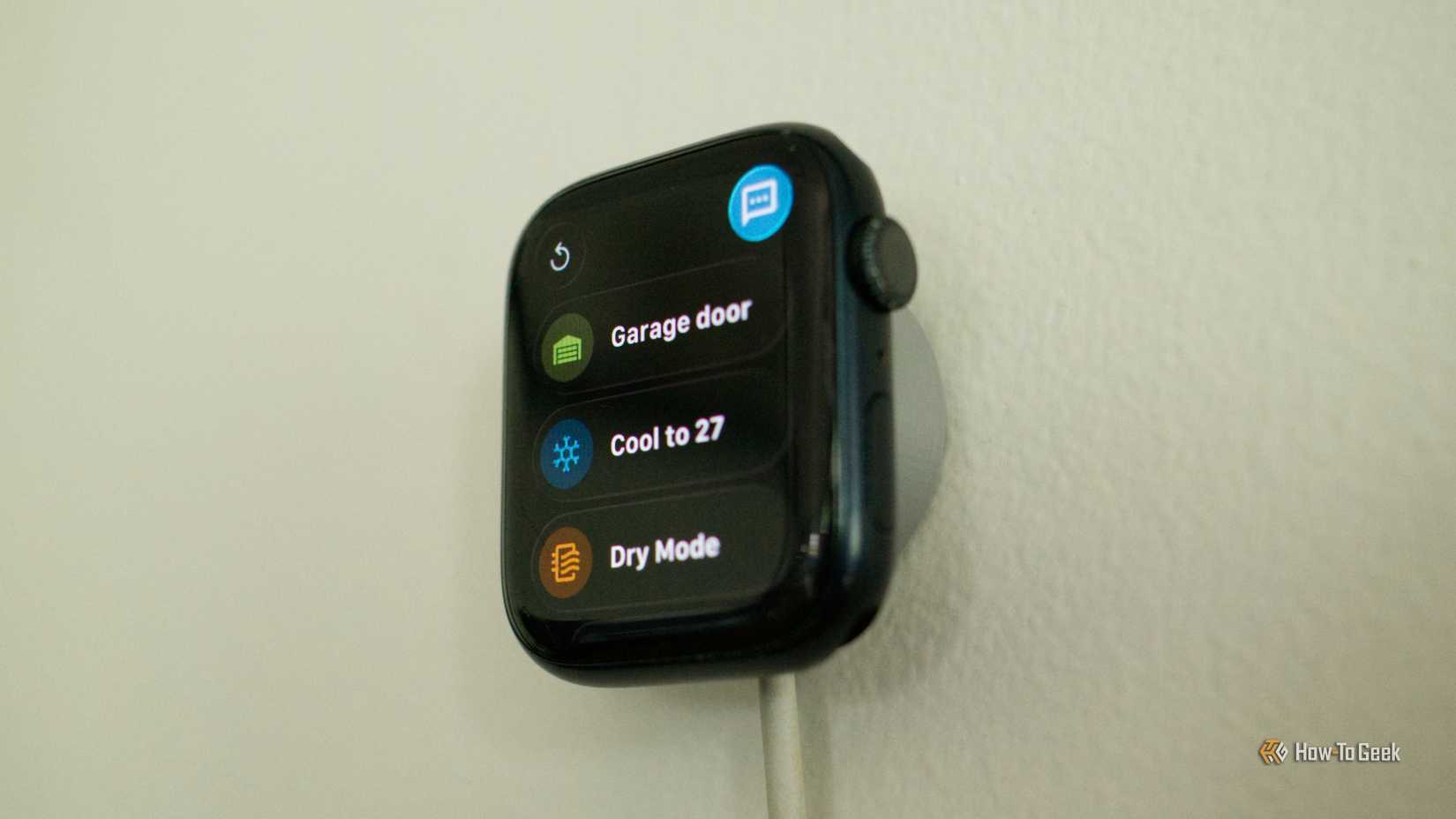 Apple Watch Home Assistant dashboard app.